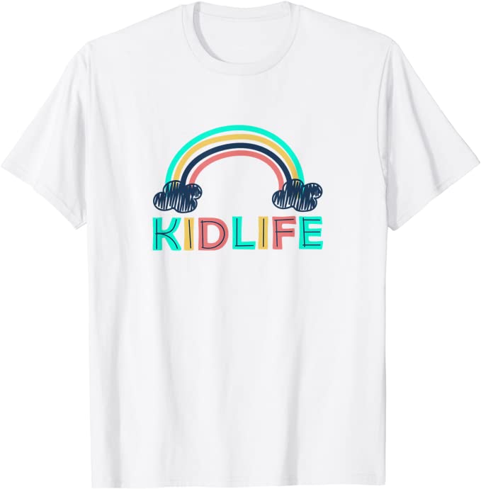 Youth Cotton Blend T-Shirt - Joy Inside Out Inspired - Rainbow Rules